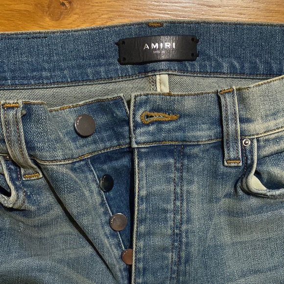 Amiri - Mens Denim Jeans - Medium Wash Blue - Size 30 - Picture 4 of 16